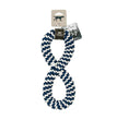 Tall Tails Dog Braided Infinity Tug Navy 11 Inches