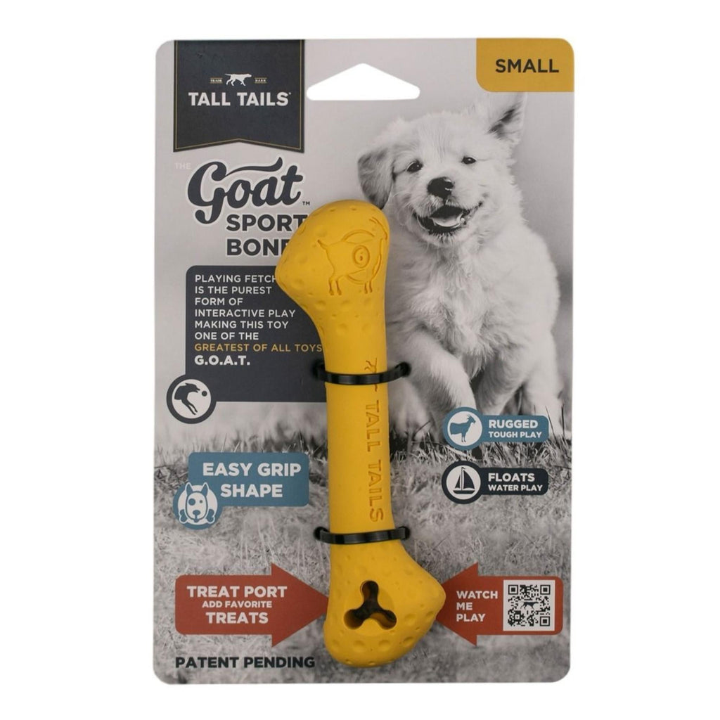 Tall Tails Dog Goat Bone Yellow 6 Inch