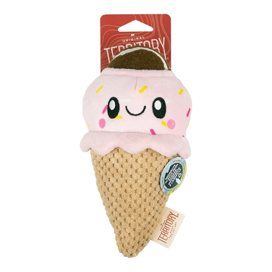 Territory Dog 2-In-1  Plush Ice Cream 8 Inch