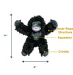 Tall Tails Dog Rope Gorilla 14 Inch