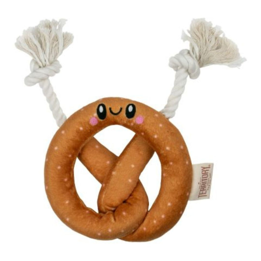 Territory Dog Plush Pretzel 7 Inch