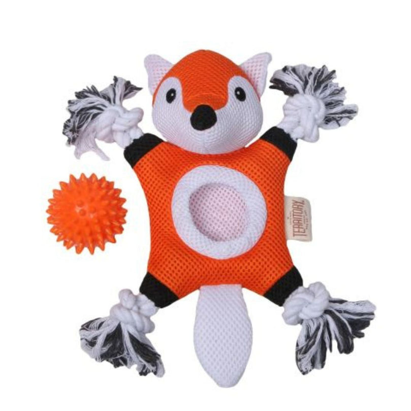 Territory Dog 2 In 1 Fox 10 Inch for your Pet Dog with Pet Store X.