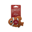 Territory Dog Latex Squeaker Clown Fish 4.5 Inch