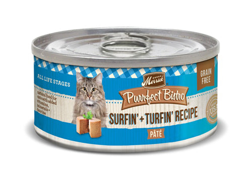 Merrick Cat Purrfect Bistro Surf & Turf 55oz (Case of 24) for your Pet Cat with Pet Store X!