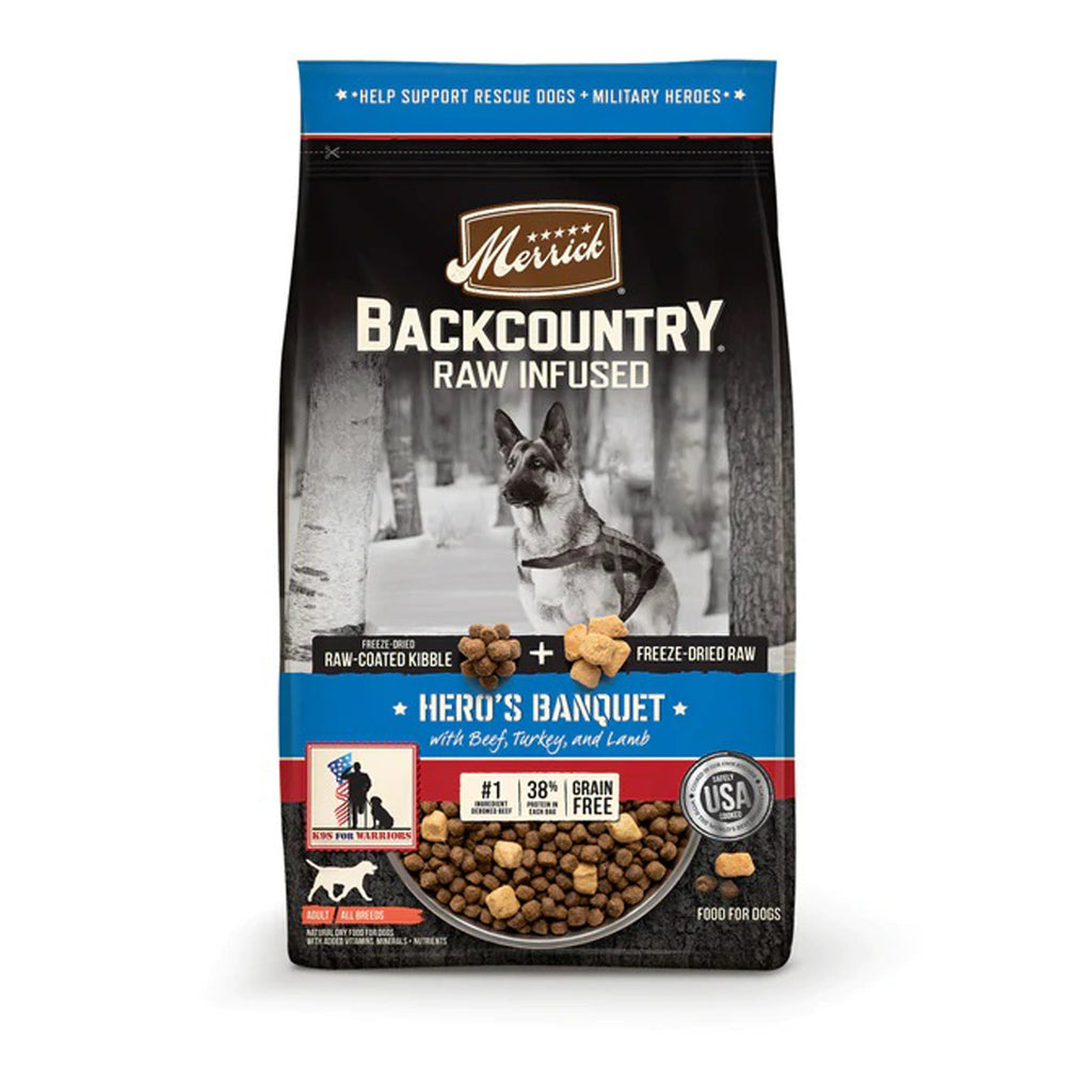 Merrick Dog Backcountry Grain Free Hero Banquet 4Lb