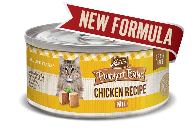 Merrick Cat Purrfect Bistro Chicken Pate 55oz (Case of 24) for your Pet Cat with Pet Store X!