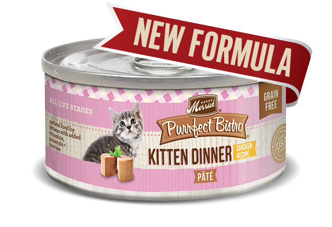 Merrick Cat Purrfect Bistro Pate Kitten 3oz (Case of 24) for your Pet Cat with Pet Store X!