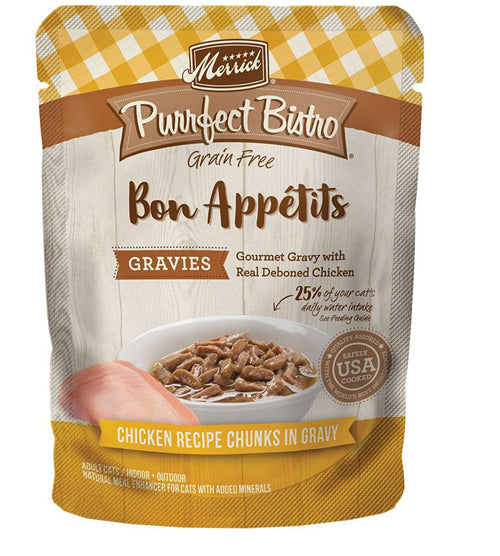 PURRFECT BISTRO CAT GRAIN FREE GRAVIES CHICKEN 3oz (Case of 24) for your Pet Cat with Pet Store X!