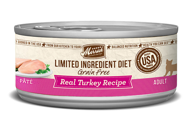 Merrick Cat LID Turkey 5oz (Case of 24) for your Pet Cat with Pet Store X!