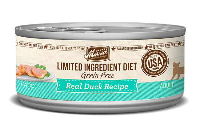 Merrick Cat LID Duck 5oz (Case of 24) for your Pet Cat with Pet Store X!