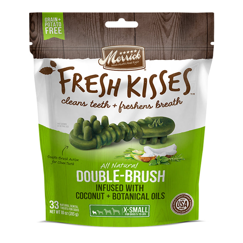 Merrick Fresh Kisses Coconut Oil For Extra Small Dogs (7-17 Lbs) 12oz for your Pet Dog with Pet Store X!