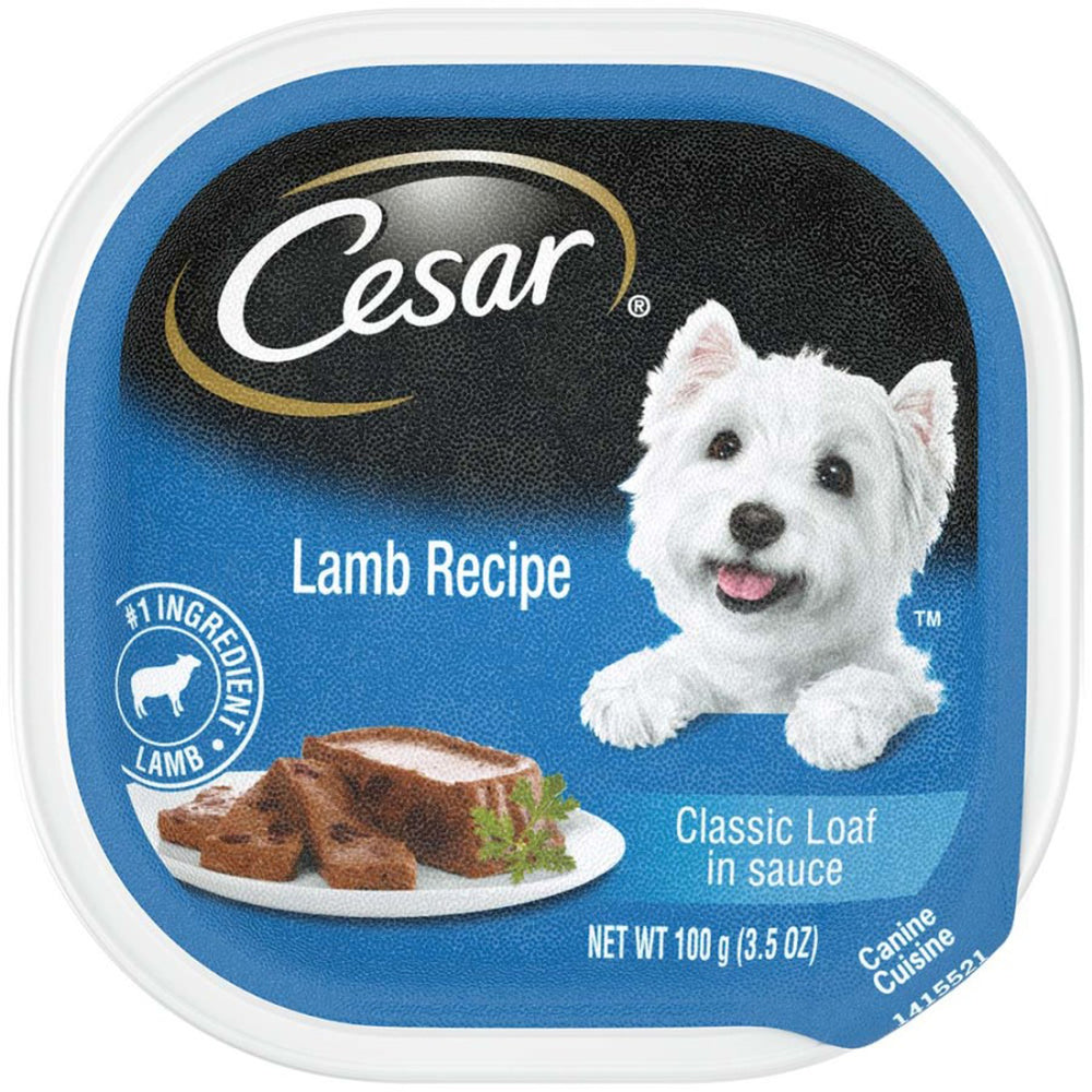 Cesar Classic Loaf in Sauce Adult Wet Dog Food Lamb 35oz (Case of 24) for your Pet Dog with Pet Store X!