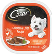 Cesar Classic Loaf in Sauce Adult Wet Dog Food Chicken & Liver 3.5oz. (Case of 24)