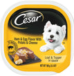 Cesar Loaf & Topper in Sauce Adult Wet Dog Food Ham & Egg w/Potato & Cheese 35oz (Case of 24) for your Pet Dog with Pet Store X!