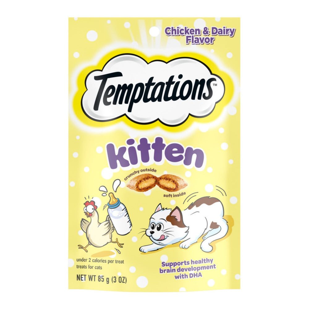 Temptations Kitten Cat Treat Chicken & Dairy 1ea/3 oz