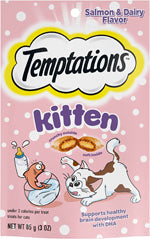 Temptations Kitten Cat Treat Salmon & Dairy 1ea/3oz.