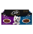 Cesar Filets in Gravy Adult Wet Dog Food Variety Pack (Filet Mignon, New York Strip) 42.3oz. (Case of 12)  2 case minimum