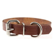 Omni Pet Omnipet Regular Bully Leather Collar Brown 1 x 25 in.