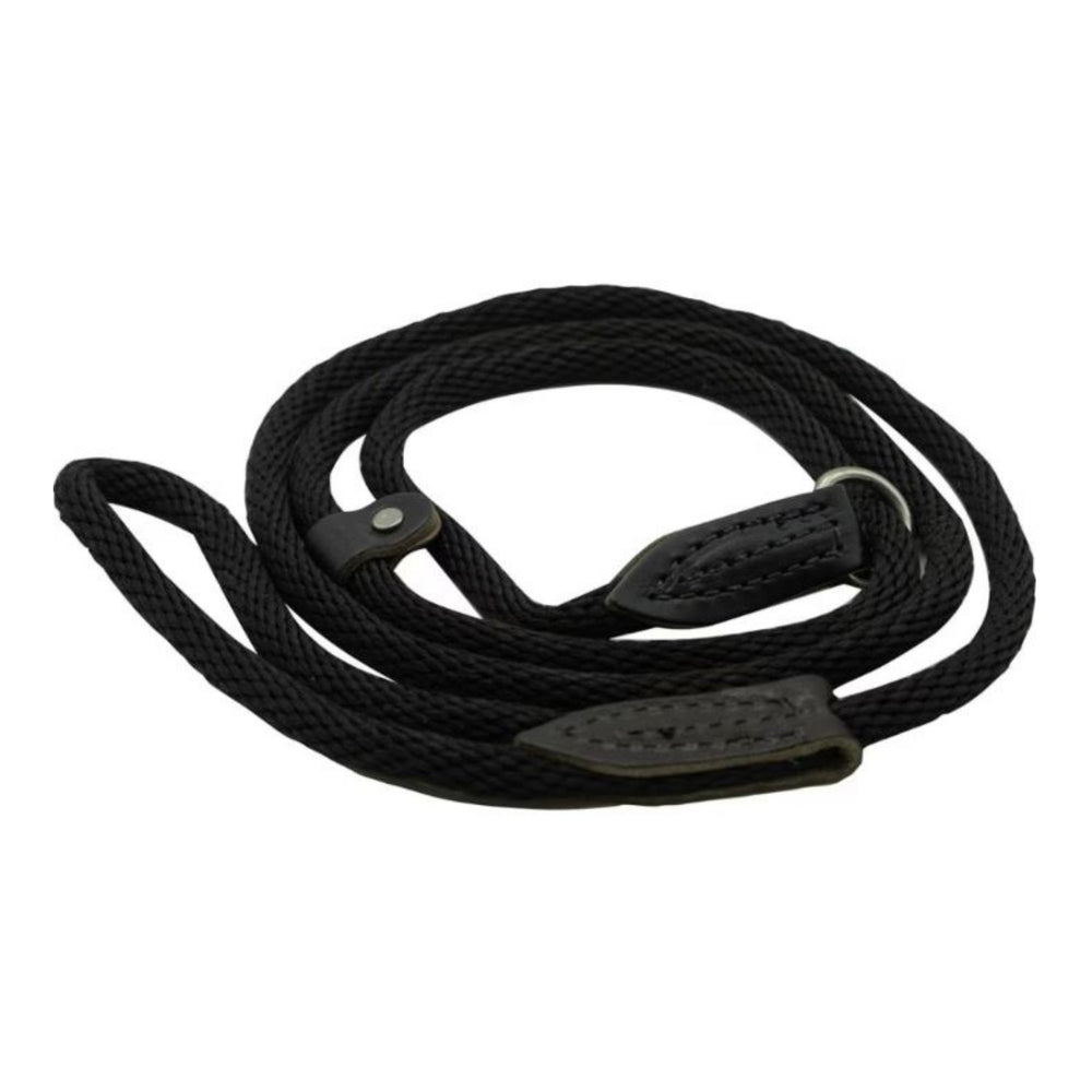 Omni Pet British Slip Loop Rope Leads For Dogs Black 6ft.