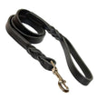 Omni Pet Omnipet Latigo Twist Leather Lead Black 3/4in. x 6ft.