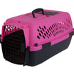 Aspen Fashion Pet Porter Dog Kennel Hard-Sided Dark Pink, Black 1ea/23 in