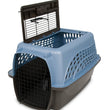 Petmate 2 Door Top Load Dog Kennel Pearl Ash Blue, Black 1ea/24 in for your Pet Dog with Pet Store X.