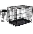 Petmate 2 Door Training Retreat Dog Kennel Black 1ea/19 in