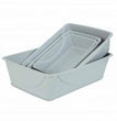 Petmate Basic Cat Litter Pan Mouse Gray 1ea/SM