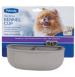 Petmate No Spill Kennel Cup Double Grey 1ea/One Size for your Pet Dog with Pet Store X.