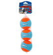 Chuckit! Amphibious Balls Dog Toy Blue/Orange 1ea/3 pk, MD