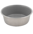 Petmate Painted Stainless Steel Bowl Sleet Gray 1ea/4 Cup for your Pet Dog with Pet Store X.