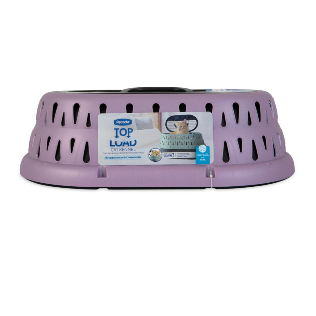 Petmate Top Load Cat Kennel Purple Grape 1ea/19 in