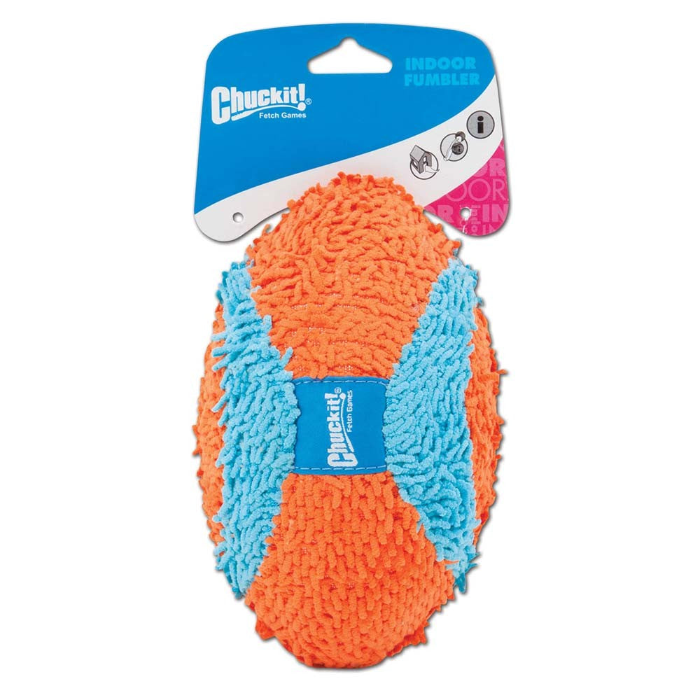 Chuckit! Indoor Fumbler Dog Toy Blue/Orange 1ea/MD for your Pet Dog with Pet Store X.