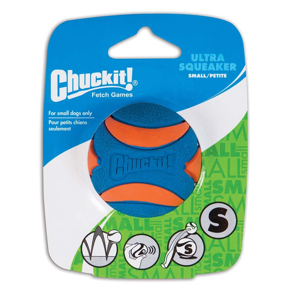 Chuckit! Ultra Squeaker Ball Dog Toy 1ea/SM for your Pet Dog with Pet Store X.