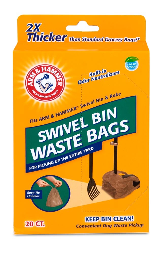 Arm & Hammer Waste Bags for Swivel Bin & Rake Penny 1ea/20 ct for your Pet Dog with Pet Store X.