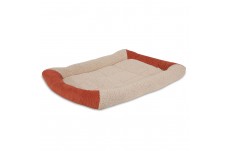 Aspen Self Warming Bolster Dog Mat Barn Red, Cream 1ea/23.5 in X 16.5 in