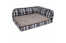 LA Z BOY Sadie Sofa Bed Spencer Plaid 1ea/38 In X 29 in