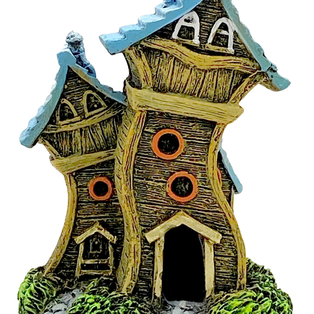 Blue Ribbon Pet Products Fun House Village Ornament Blue Roof, 1ea/SM for your Pet Fish with Pet Store X!