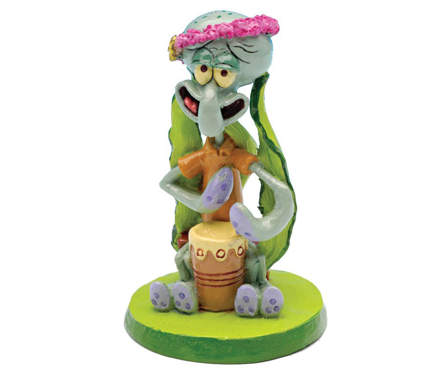 SpongeBob Squidward Aquarium Ornament Multi-Color 1ea/2 in, Mini for your Pet Fish.