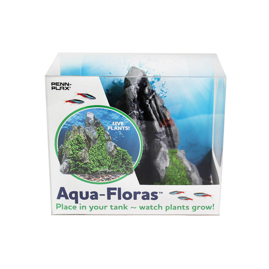 Penn-Plax Aqua-Floras Living Rock Range Aquarium Ornament 4ea/One Size