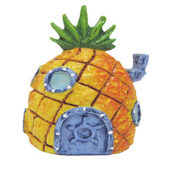 SpongeBob Pineapple Home Aquarium Ornament Orange, Grey, Green 1ea/2 in, Mini