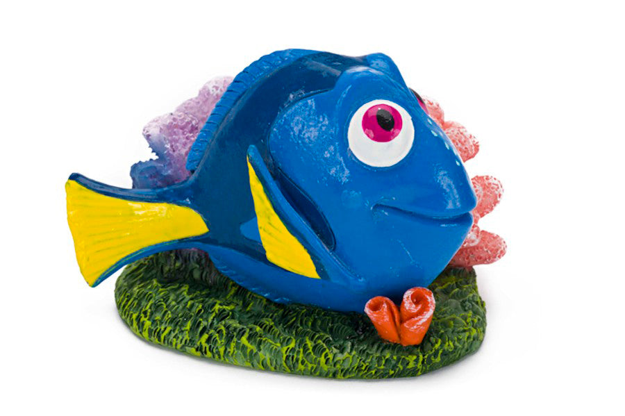 Disney Dory with Coral Aquarium Statue Blue, Green, Pink 1ea/15 in, Mini for your Pet Fish with Pet Store X!