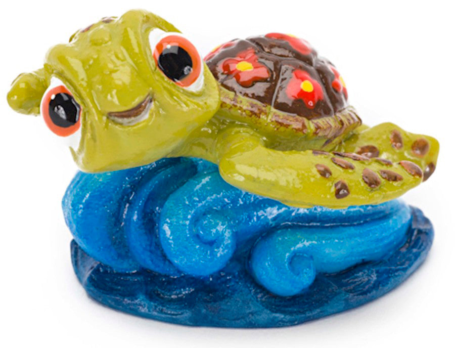 Disney Squirt Aquarium Statue Green, Brown, Blue 1ea/1.25 in, Mini for your Pet Fish.