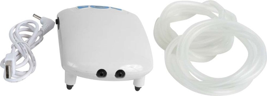 Penn-Plax Air Charger Aquarium Air Pump 2 Outlets White 1ea for your Pet Fish with Pet Store X!