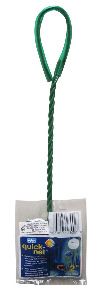 Penn-Plax Quick-Net Standard Handle Green 1ea/2 in X 1.75 in for your Pet Fish.