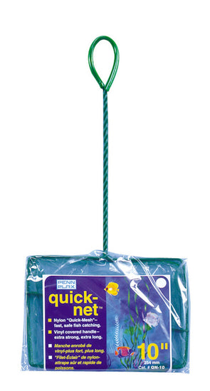 Penn-Plax Quick-Net Standard Handle Green 1ea/10 in X 7 in for your Pet Fish with Pet Store X!