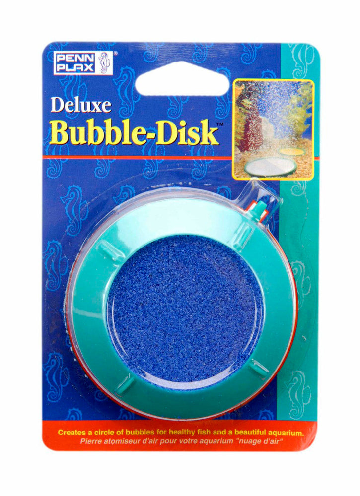 Penn-Plax Deluxe Bubble-Disk Air Stone Green/Blue 1ea/3 in, SM for your Pet Fish.