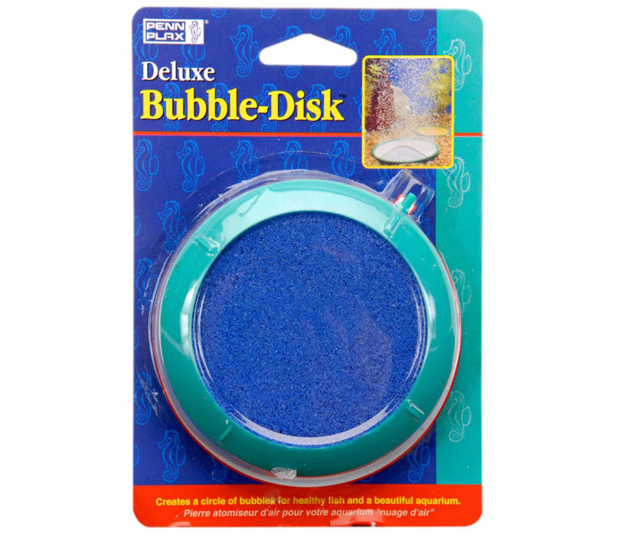 Penn-Plax Deluxe Bubble-Disk Air Stone Green/Blue 1ea/4 in, MD for your Pet Fish.