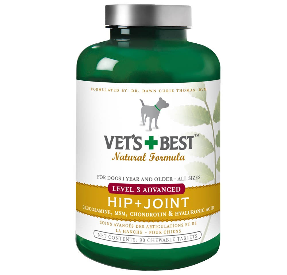 Vet's Best Level 3 Advanced Hip and Joint Dog Supplement 1ea/90 Tablets