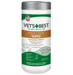 Vet's Best Flea and Tick Wipes for Dogs & Cats 1ea/6 In X 8 in, 50 ct